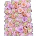 thumbnail image 5 of 5 Pcs Artificial Silk Flower Wall Panel Backdrop DIY Wedding Background Decor, 5 of 11