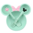 thumbnail image 1 of Cartoon Bowl Tableware Set Dishes Dinner Feeding Plate Green, 1 of 5