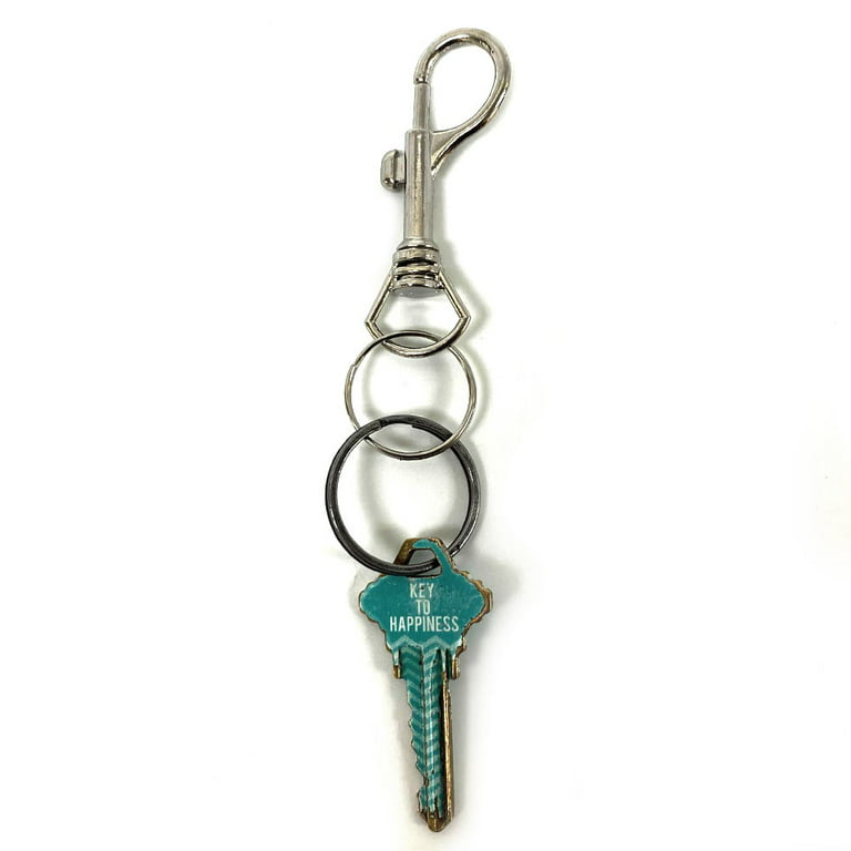 240Pcs Swivel Snap Hooks with Key Chain Rings Premium Keychain Clip Set –  Tacos Y Mas