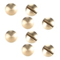 thumbnail image 1 of Brass Rivets Kit, Rust Proof Decorative Rivet for Leather Bag DIY, Repair Leather Items, 50 Set 8mm Brass Rivets with Tool, 1 of 7