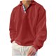 thumbnail image 2 of pstuiky Camisas de manga larga abrigadas para hombre, Sudadera informal de manga larga con cuello redondo y estampado gráfico para hombre Tops casuales para hombres xl, 2 of 6
