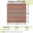 thumbnail image 2 of Elastic Edge Boho Floral Tablecloth 36x36 Inch for Card Tables Kitchen Dinettes and Outdoor Settings, 2 of 6
