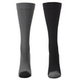 thumbnail image 7 of MeMoi Women's 2 Pair Pack Tipped Compression Socks - Womens - Female, 10-13, Navy-Black, 7 of 7
