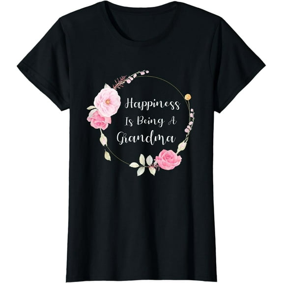 Happiness is being a Grandma - Cute Grandmother T-Shirt