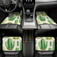 thumbnail image 7 of Naloa Cactus And Succulent Car Foot Mat Set of 4 Pieces - Universal Floor Liner Neoprene Full Set Floor Mats for Cars Trucks SUV, 7 of 7
