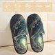 thumbnail image 2 of Balery Enchanted Forest Skull Path Pantuflas de Casa de Felpa Silenciosas con Diseño Estampado, Zapatillas Cómodas Antideslizantes de Algodón para Interior-Medium, 2 of 8