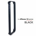 thumbnail image 2 of Dteck for iPhone 15 Pro Max Metal Bumper Case, Shockproof Metal Frame Armor with Soft Inner Bumper Frame Slim No Back Excellent Heat Dissipation Wireless Charging Raised Edge Protection,Black, 2 of 8