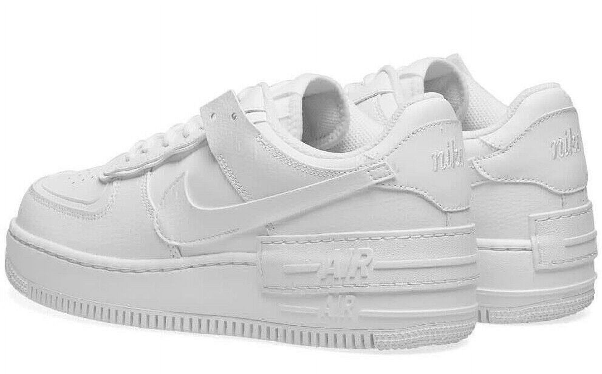 Nike Air Force 1 Shadow Sneaker in White/White/White at Nordstrom, Size 9
