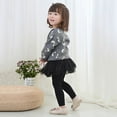 thumbnail image 6 of SUPERHOMUSE Winter Kids Girls Knitted Leggings Children Solid Legging Baby Toddler Casual Ankle Luster Stockings, 6 of 8
