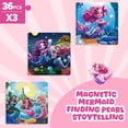 thumbnail image 7 of homicozy Mermaid Magnetic Puzzles for Kids,36pcs Travel Puzzles for Kids Ages 3-8,Girls Puzzle for Improve Intelligence,Toddler Jigsaw Puzzles,Airplane Activities for Kids Birthday Gifts, 7 of 7