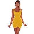 thumbnail image 1 of Women's Solid Color Jumpsuit Sexy Backless One-Piece Shorts, 1 of 1