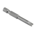 thumbnail image 1 of U Shaped Bit, 5pcs 50mm U Shaped Screwdriver Drill Bits Kit Alloy Steel 1/4" Hex Shank  Security Screwdriver Set, Screwdriver Bit Sets, 1 of 8