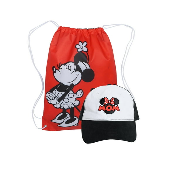 Women's Disney Minnie Mouse Mom Baseball Hat & Sling Bag Gift Set