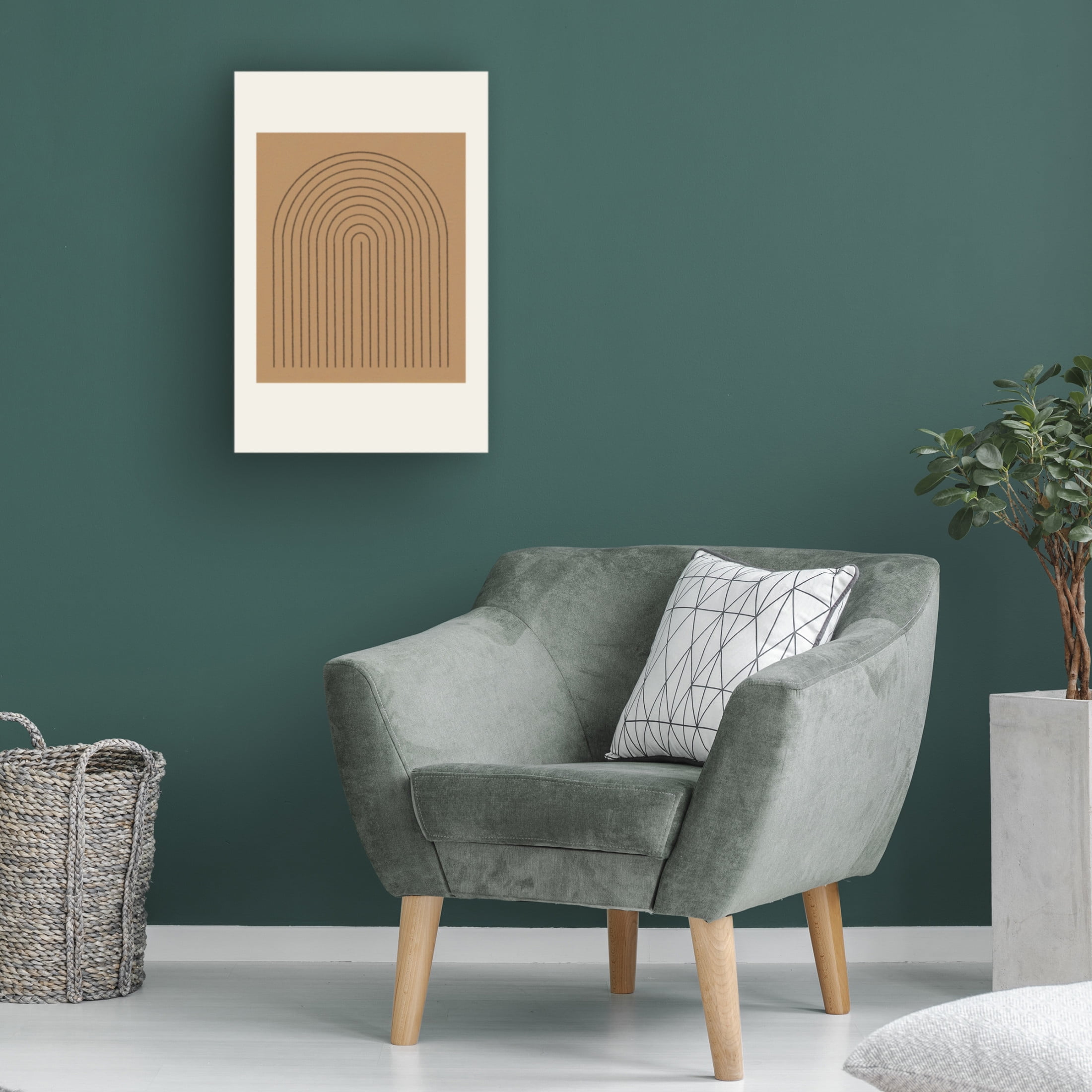 Trademark Fine Art THE MIUUS STUDIO Composition V Canvas Wall Art