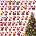 thumbnail image 3 of 36-200Pcs Christmas Mini Plush Stuffed Animal Bulk Small Animal Toys Keychain Tiny Plush Keychains Animals Xmas Tree Decoration, 3 of 5