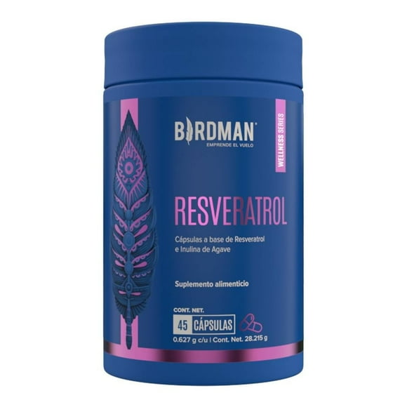 Suplemento Alimenticio Birdman Resveratrol 45 Cap