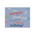thumbnail image 2 of RSVP All Fired Up : Tall Colorful Candles Masculine Birthday Card for Him : Man : Men, 2 of 2