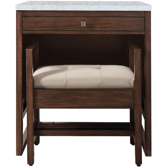 James Martin Vanities E645-DU30-MCA-3CAR Athens 30" Countertop Unit - Mid Century Acacia