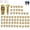 30 Sets, variant on 6×14mm Short Expansion Screw Set for Cabinet Hinge Repair & Stripped Thread Restoration, 30/50/100pcs Wall Anchors Anchors and Matching Screws Fits 6mm Drill Holes in Tile Stone Wood and More 30 Sets