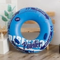 thumbnail image 4 of Flotador de anillo de natación engrosado con flotadores de piscina con asa para niños adultos (100# azul), 4 of 6