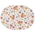 thumbnail image 1 of Oval Tablecloth Colorful Flower Botanical Tablecloth,Oil Proof Spill Proof Polyester Table Cover for Rectangle Tables,Foldable Tableclothes for Birthday Picnic Wedding Tea Party Decorations, 1 of 1