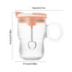 thumbnail image 3 of Vaso Mezclador Automático para Fitness Llc250624002 | Botella Mezcladora Inteligente de Vidrio de 280 Ml con Agitador Recargable Tipo C | Licuadora de Proteína En Polvo para Café, Suplementos y Bebid, 3 of 6