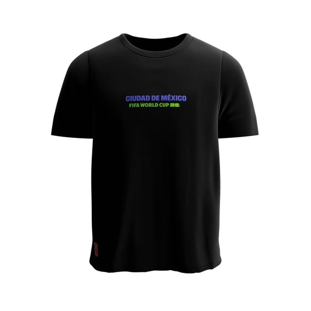 Playera Fexpro Manga Corta de Hombre Fifa Talla CH Negro