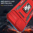 thumbnail image 3 of Designed for iPhone 15 Plus Case Red,iPhone 15 Plus Case for Women with Camera Cover and Stand,[Military-Grade Drop Protection], Case for 15 Plus,6.7inch,(2023), 3 of 12