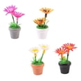 thumbnail image 5 of STARTIST 4Pcs Mini Potted Plant Miniature Dollhouse Flowers 1 12 Flowerpot Mini Plant Model for Offices Wedding Gifts Home Living Room, 5 of 8