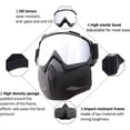 thumbnail image 3 of Máscara de paintball SPOSUNE para hombre y mujer, para moto, ATV, 3 of 7