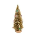 thumbnail image 2 of de Navidad artificial de mesa de Navidad de escritorio Habitación Dormitorio Manualidades Adorno de Navidad de mesa Regalo de Navidad Oro brillante, 2 of 8