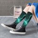 thumbnail image 5 of Balery Green Lightning Flash Calcetines novedosos Calcetines deportivos Calcetines hasta la rodilla Calcetines de algodón Calcetines originales y geniales, 5 of 6