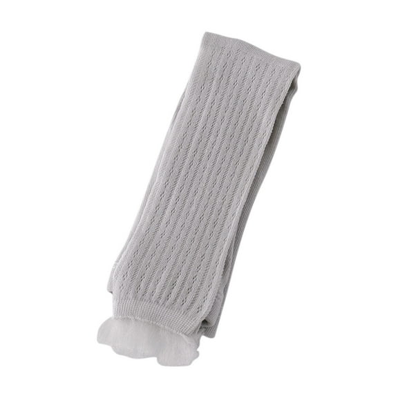 ZACPNCV Little Girls Fishnet Tights Princess Hollow Out Footed Leggings Toddler Dancing Pantyhose Uniform Stockings Gray 4-5 Years