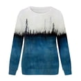 thumbnail image 3 of adviicd Plus Size Sweatshirts For Women Womens Plus Size Tie Dye Sweatshirt Casual Long Sleeve Crew Neck Colorblock Pullover Tops Trendy, 3 of 5