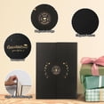 thumbnail image 3 of Libro de visitas de graduación 2025, decoración de fiesta en negro y dorado, 3 of 7