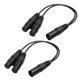 thumbnail image 1 of 2 piezas de Cables Splitter XLR 3Pin a Enchufe Accesorios de Musical Instrumentos, 1 of 7