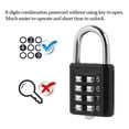 thumbnail image 2 of Cerradura de combinación inteligente, candado de contraseña reiniciable de 8 dígitos, candado de código de combinación portátil, bloqueo de contraseña de seguridad, 2 of 5
