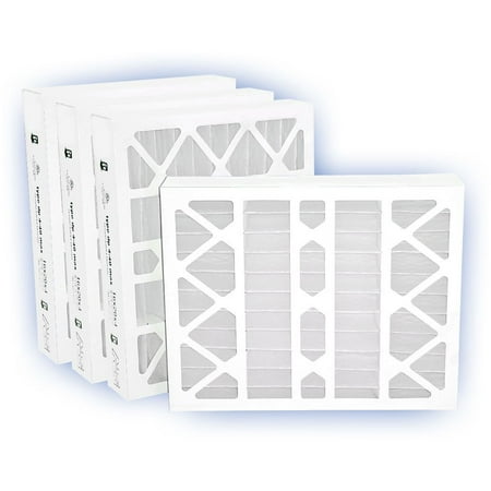 

Air Filter Furnace Purolator Key Pleat Extended Surface Pleated Air Filter Mechanical MERV 8 Nominal Size 20”H x 20”W x 4”D Actual Size 19-1/2 Height x 19-1/2 Width x 3-3/4 Depth (Pack of 4)