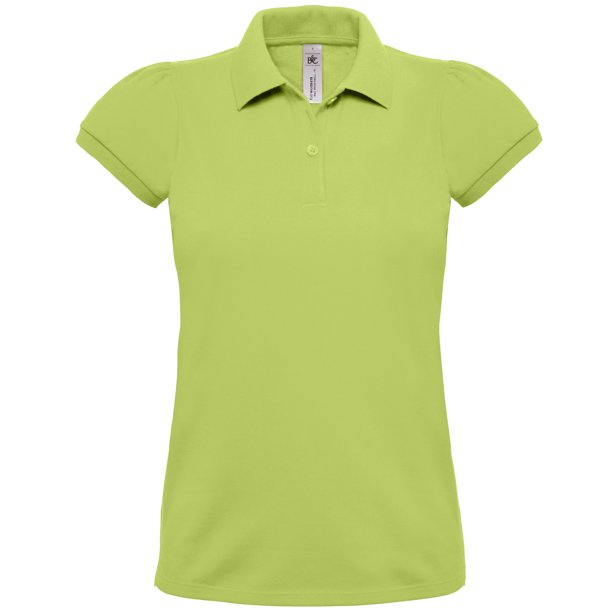 B&C- Polo de algodón de manga corta Heavymill (Pistacho)