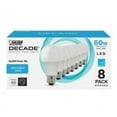 thumbnail image 2 of Feit Electric Decade 60W Equivalent LED A19 Light Bulb, 8 pack - Daylight, 2 of 2