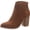 Cognac, variant on Womens Adrien Ankle Almond Toe Booties
