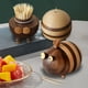 thumbnail image 5 of Little Solid Wood Toothpick Box Cute Living Room Desktop Decoration Home Wooden Toothpick Box, 5 of 9