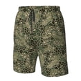thumbnail image 2 of Yiaed Green Snake Skin Print Men's Swim Trunks with Lining Quick Dry Sports Shorts Beach Shorts Boardshorts-XX-Large, 2 of 5