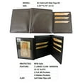 thumbnail image 3 of Men's RFID Leather Wallet Cowhide, ID, CC, Bill Pockets, Gift Box, 3 of 6