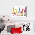 thumbnail image 4 of Logiee Autumn Funny Gnomes Print Canvas Wall Art ,Art Poster,Canvas Decorative Picture,Decor Wall Pictures for Living Room Bedroom Bathroom,Ready to Hang, 4 of 6