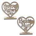 thumbnail image 4 of Madera En Forma De Corazón Para El Día De La Madre Adornos Artesanales De Madera Amor Independiente Regalo Creativo Para La Madre matsuzay HA043503-02, 4 of 6