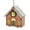 A, variant on Dserfhy Christmas Gingerbread House Ornament Wooden Light Up Village House Christmas Tree Hanging Ornaments for Holiday Winter Home Party Tree Decor