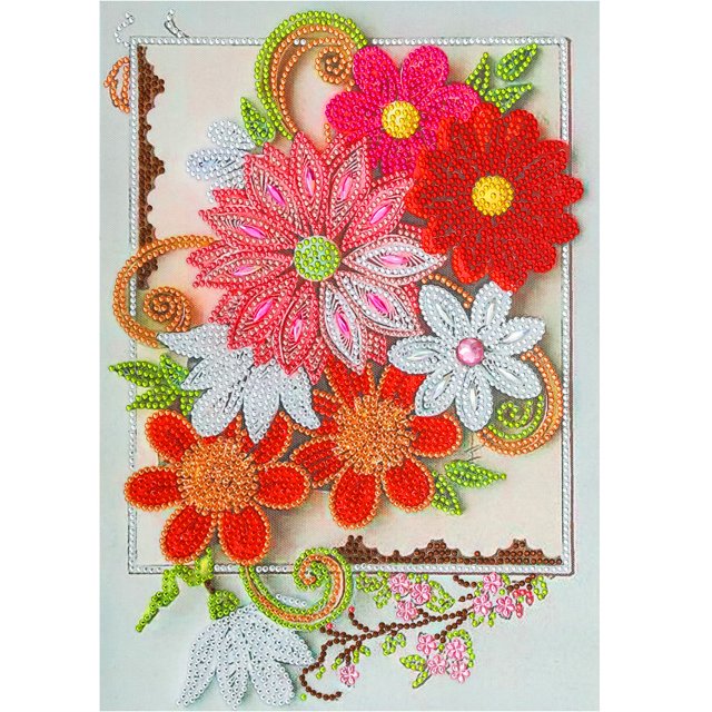 5D flores forma especial parcial diamante pintura DIY pared arte artesanía mosaico conjunto Hugtrwg Para estrenar