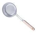 thumbnail image 1 of PENGXIANG Strainer Spoon Stainless Steel Oil Filter Scoop Hanging Frying Spoon Skimmer for Kitchen  Size 16, 1 of 10