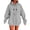 Gray, variant on Oversized Hoodies for Women Plus Size Drawstring Graphic Hoodie Loose Preppy Sweatshirt with Pocket Womens Pullover